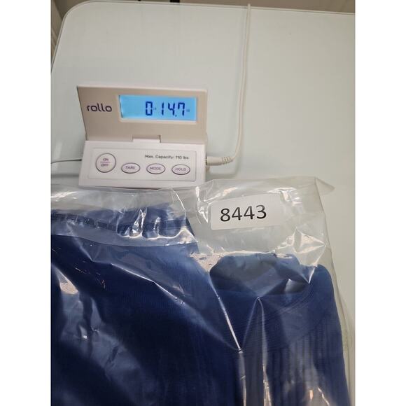 Talbots Sweater Womens Large Blue Ribbed Full Zip Casual Office Dress - Picture 7 of 7